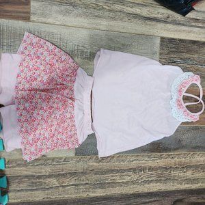 Play clothes girls cute top matching skort 🍒 5/$15